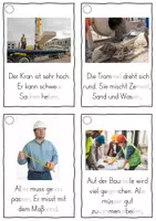 Vorschau - Fördermaterial/Inklusion - Auf der Baustelle, Lesekarten für Erstleser (Silbenmethode), Nr. 015 - Seite 2