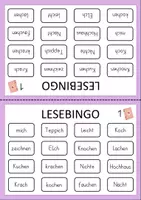 Vorschau - Spiele - Bundle aller 50 Lesebingos, passend zu Karibu 1, Lesen, 1.Klasse - Seite 3
