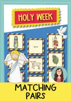 anteprima - Flashcard - Holy Week - Easter Matching Pairs Game (English) / Settimana Santa - Gioco delle coppie di Pasqua (Inglese) - Pagina di copertina