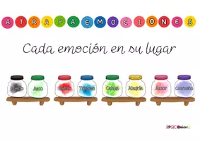Vista previa - Tarjetas / Manipulativos - Atrapa emociones - Portada