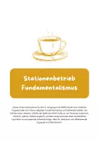 Vorschau - Arbeitsblätter - Fundamentalismus - Deckblatt