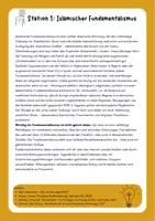 Vorschau - Arbeitsblätter - Fundamentalismus - Seite 1