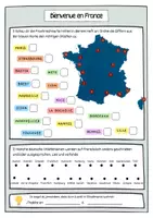 Vorschau - Arbeitsblätter - Landeskunde Frankreich Anfangsunterricht - Deckblatt