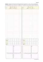 Vorschau - Arbeitsblätter - Schnittpunkte QUADRATISCHER FUNKTIONEN (Arbeitsblatt) - Seite 2
