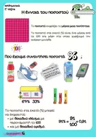 Προεπισκόπηση - Πλάνο μαθήματος / Υλικό για τον εκπαιδευτικό - Η έννοια του ποσοστού_θεωρία_αφίσες - Σελίδα 1