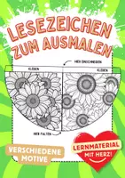 Vorschau - Mal- und Bastelvorlagen - Lesezeichen Ecke - Deckblatt