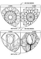 Vorschau - Arbeitsblätter - Tulpen Lesezeichen Leseecke Blumen Kunst basteln Ausmalbilder - Seite 3