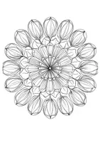 Vorschau - Arbeitsblätter - Ausmalbild Tulpen Kunst Blumen Ausmalbilder ausmalen - Seite 3