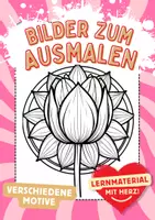 Vorschau - Arbeitsblätter - Ausmalbilder Tulpen Kunst Blumen Bilder zum Ausmalen - Deckblatt