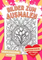 Vorschau - Arbeitsblätter - Kunst Tulpen Ausmalbild Kunstidee Blumen Ausmalbilder - Deckblatt