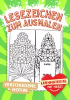 Vorschau - Arbeitsblätter - Lesezeichen basteln - Deckblatt