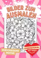Vorschau - Arbeitsblätter - Bougainvillea Ausmalbilder Mandala Blumen ausmalen Zwischendurch - Deckblatt