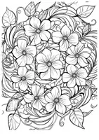 Vorschau - Arbeitsblätter - Bougainvillea Ausmalbilder Mandala Blumen ausmalen Zwischendurch - Seite 2