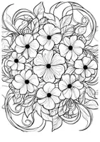 Vorschau - Arbeitsblätter - Bougainvillea Ausmalbilder Mandala Blumen ausmalen Zwischendurch - Seite 3