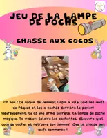 Aperçu - Feuilles d'exercices - Jeu de la lampe de poche - Chase aux cocos - Page de couverture