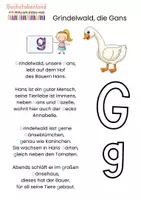 Vorschau - Arbeitsblätter - Buchstabe G- Lernmaterial von Buchstabenland - Seite 3