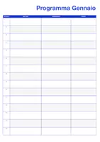 anteprima - Altro tipo di materiale - Planner di studio mensile - Pagina di copertina