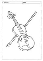 anteprima - Esercizi - 33 Strumenti: Immagini da colorare - Pagina 1