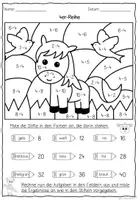 Vorschau - Arbeitsblätter - Rechnen & Malen – 4er-Reihe im Einmaleins • Differenzierte Rechenmalblätter für Klasse 2 🎨✏️ - Seite 3