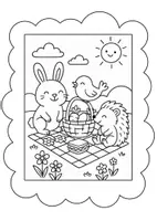 Vorschau - Mal- und Bastelvorlagen - Ausmalbilder Frühling - Seite 3
