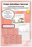 Vorschau - Arbeitsblätter - Materialpaket Freies Schreiben Klasse 1/2 - Seite 1