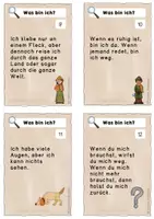 Vorschau - Stationenlernen - Rätselkarten: Was bin ich? - Freiarbeit, Knobeln, Lesen - Seite 3