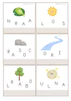 Vista previa - Refuerzo / NEE / Materiales de apoyo - ORNDENA LAS LETRAS (1) - página 3