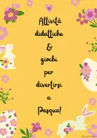 anteprima - Materiale di supporto/inclusione - Attività di Pasqua per divertirsi a scuola 🐣 🏫 - Pagina di copertina