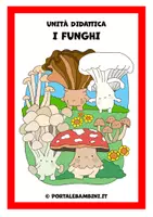 anteprima - Esercizi - I funghi - Unità didattica - Pagina di copertina