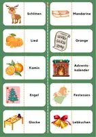 Vorschau - Spiele - Lesedomino Weihnachten - Seite 1