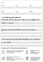 Vorschau - Arbeitsblätter - Wörter bis L_Z in Schulausgangsschrift, Schleiblehrgang Zebra 1 - Seite 1