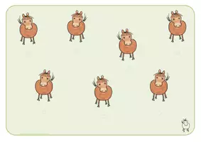 Vorschau - Fördermaterial/Inklusion - Klettmappen: Ponys versorgen - Seite 1