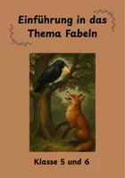 Vorschau - Stundenentwürfe - Einführung in das Thema Fabeln inkl. Stundenverlaufsplan - Deckblatt