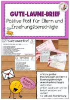 Vorschau - Anderer Materialtyp - Gute Laune Brief Eltern Happy Mail Elternpost positive Rückmeldung - Deckblatt