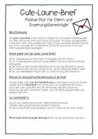 Vorschau - Anderer Materialtyp - Gute Laune Brief Eltern Happy Mail Elternpost positive Rückmeldung - Seite 1