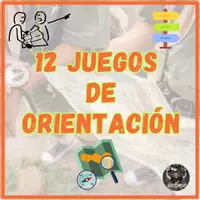 Vista previa - Tarjetas / Manipulativos - 12 Juegos de orientación en el centro educativo. - Portada