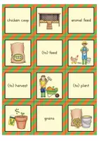 anteprima - Schede informative - On the Farm Matching Pairs Game (English) / Gioco di abbinamento coppie nella fattoria (inglese) - Pagina 3