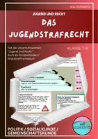 Vorschau - Stundenentwürfe - Das Jugendstrafrecht - Jugend und Recht 2 - Deckblatt