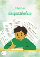 Vorschau - Stundenentwürfe - Kreatives Schreiben - Eigene Fabel verfassen (Deutsch, Klasse 5/6) - Deckblatt