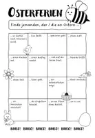 Vorschau - Mal- und Bastelvorlagen - Osterbingo - Seite 1