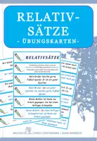Vorschau - Aufgabenkarten - Deutsch: Relativsätze - Übungskarten - Deckblatt