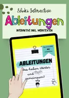 Vorschau - Merkblätter - Interactive: Ableitungen (Wortstamm, Vor- & Nachsilben) - Deckblatt