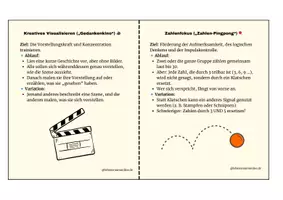 Vorschau - Spiele - 20 Achtsamkeit-Übungen-Karten für Kinder - Seite 3