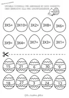 anteprima - Materiale di supporto/inclusione - MATEMATICA DI PASQUA classe seconda - Pagina 3