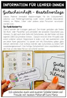 Vorschau - Mal- und Bastelvorlagen - Gutscheinheft - Bastelvorlage (für Muttertag, Vatertag oder andere besondere Anlässe) - Seite 1