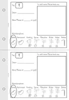 Vorschau - Arbeitsblätter - Bohne - Tagebuch zum Wachstum - Bohnentagebuch - Seite 2