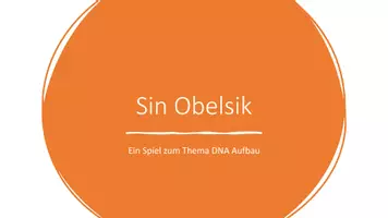 Vorschau - Arbeitsblätter - Erarbeitungs-Spiel "Sin Obelisk" zum Thema DNA - Seite 1