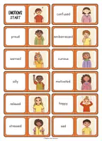 anteprima - Materiale di supporto/inclusione - Feelings and Emotions Domino - Game (English) / Domino dei sentimenti e delle emozioni - Gioco (Inglese) - Pagina 1