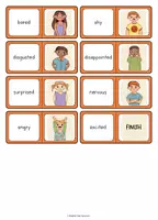 anteprima - Materiale di supporto/inclusione - Feelings and Emotions Domino - Game (English) / Domino dei sentimenti e delle emozioni - Gioco (Inglese) - Pagina 2