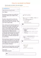 Vorschau - Arbeitsblätter - An email to a sick or injured friend (More! 2 Unit 12) - Deckblatt